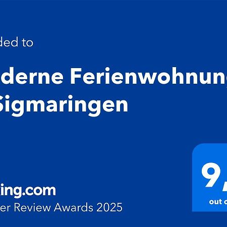 Moderne Ferienwohnung In Sigmaringen Exteriér fotografie